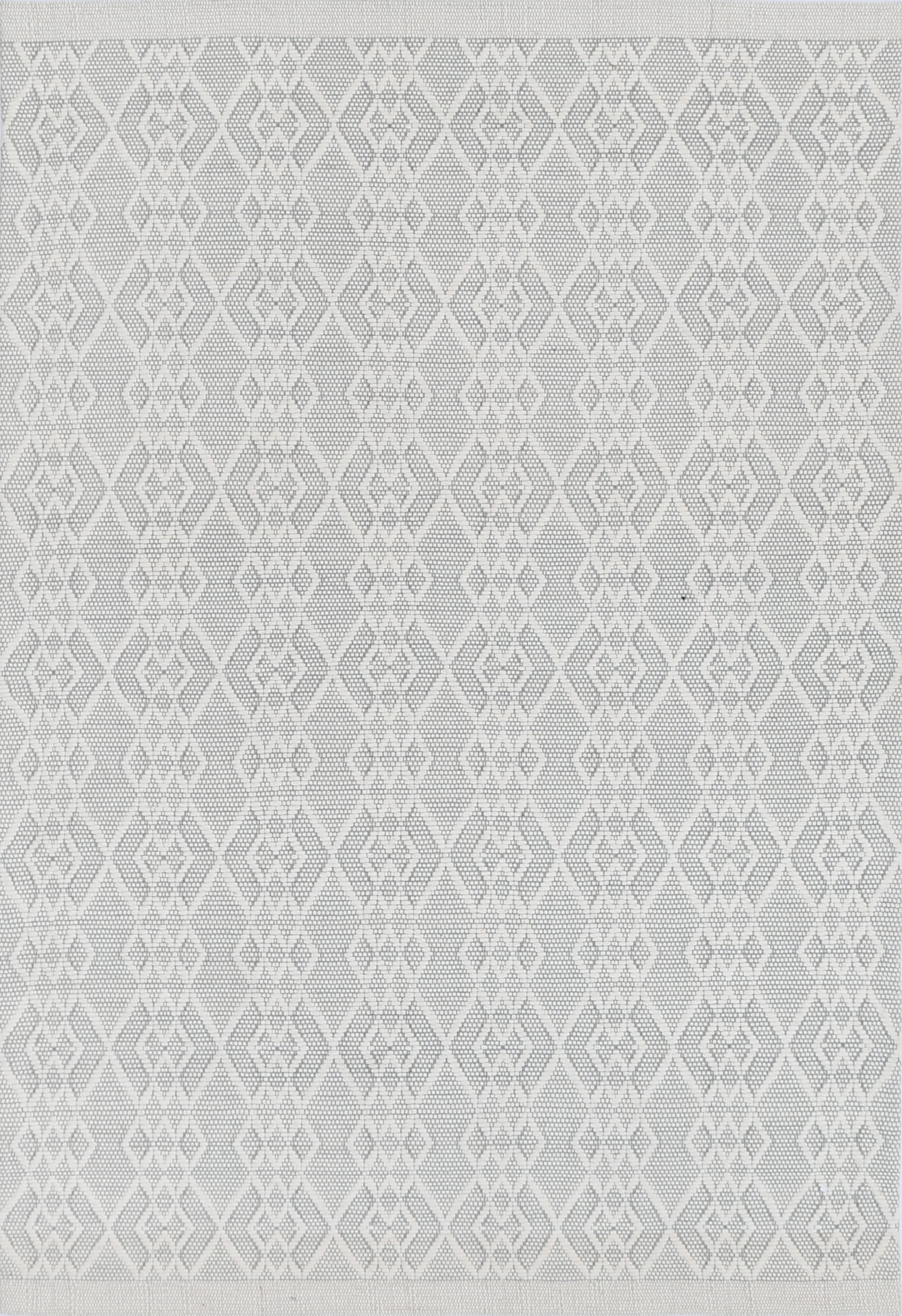 Copacabana Diamond Grey Wool Rug
