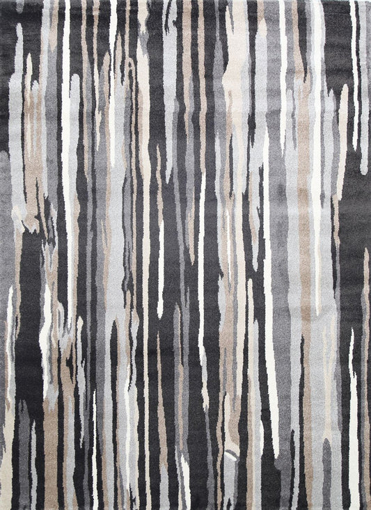 Matisse Ismerie Black & Beige Abstract Rug
