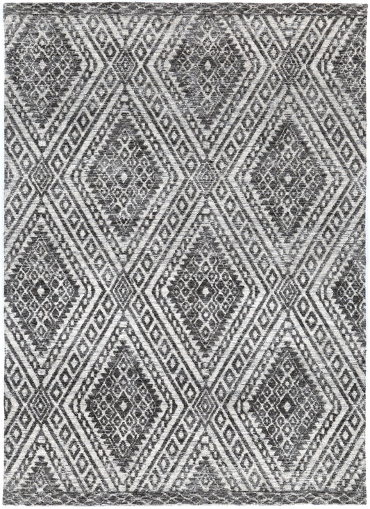 Amritsar Majitha Charcoal & Beige Cotton Blend Rug