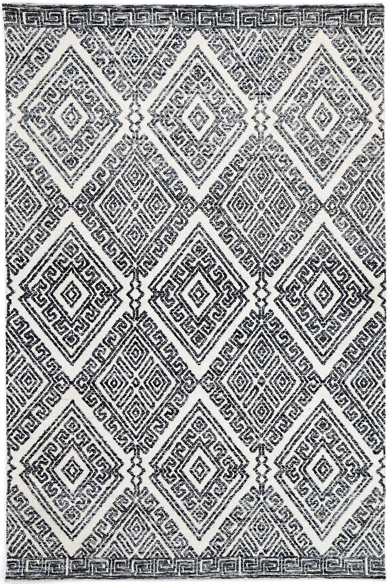 Sadaf Diamond Anthracite Rug