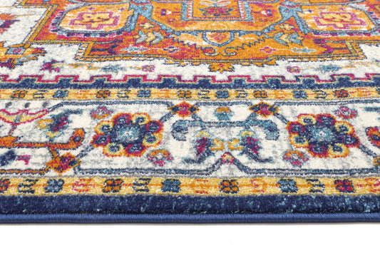 Delicate Multi Oriental Rug