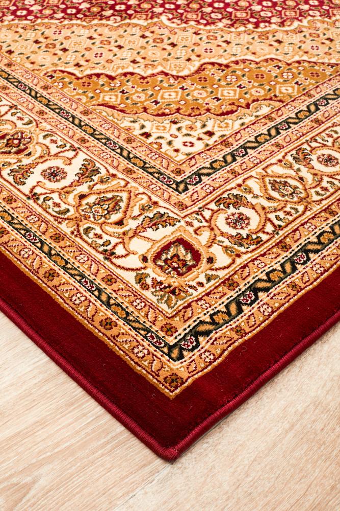 Empire Collection Stunning Formal Oriental Design Red Rug
