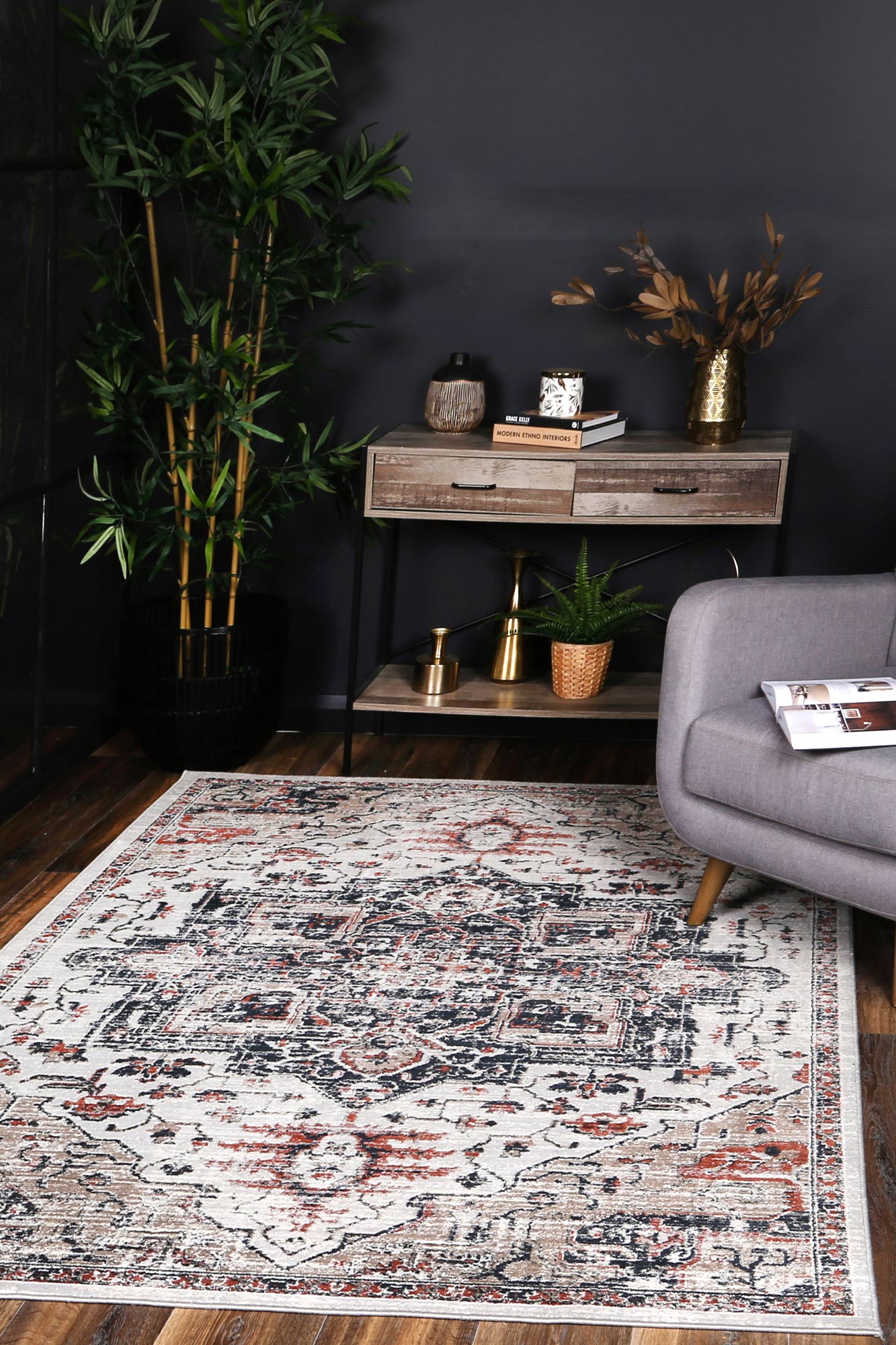 Talulla Oriental Light Grey Rug