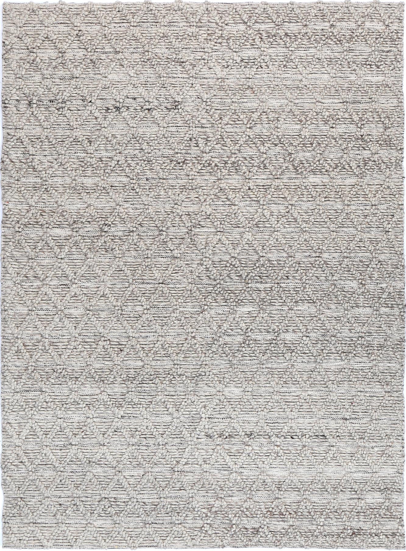 Himalaya Mosaic Tribal Ash Wool Rug