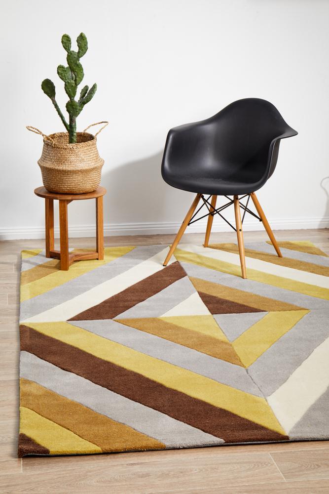 Gold Collection 636 Yellow Rug