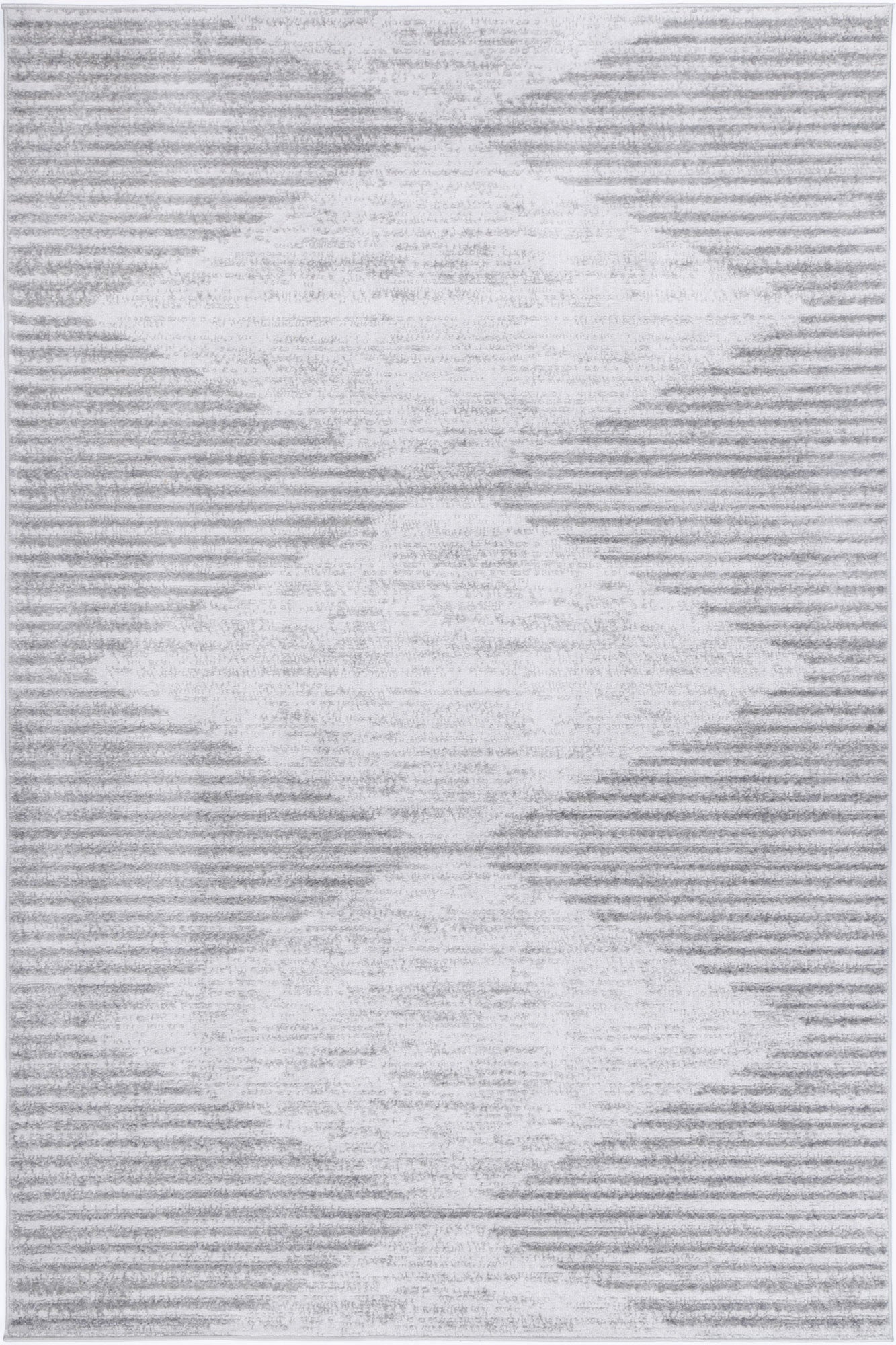 Windjana Abstract Diamond Grey Rug