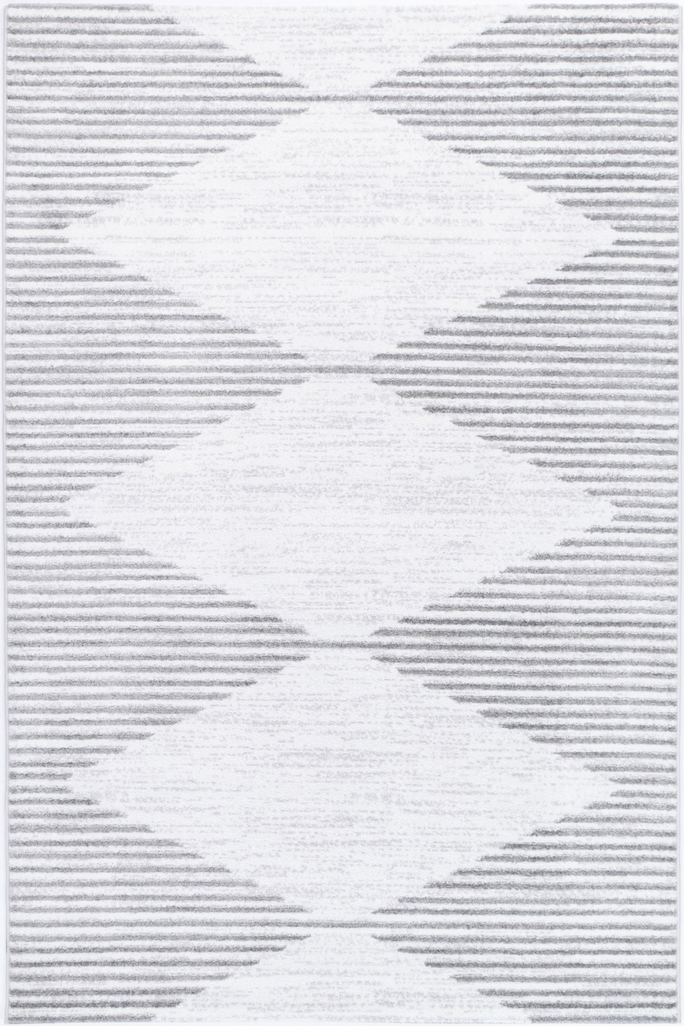Windjana Abstract Diamond Silver Rug