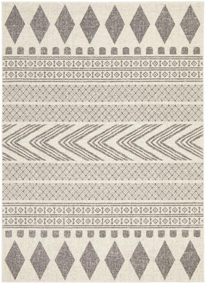 Mirage Adani  Modern Tribal Design Grey Rug