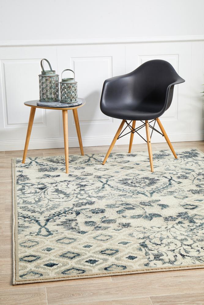 Oxford Mayfair Illusion Blue Rug