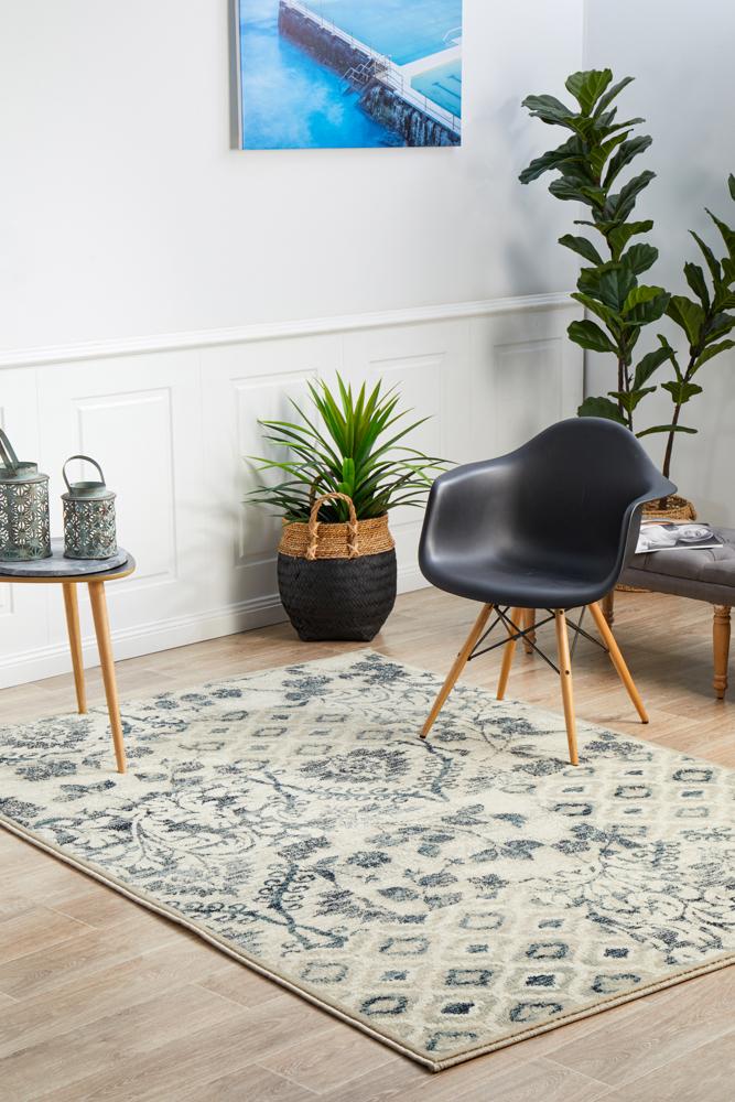 Oxford Mayfair Illusion Blue Rug
