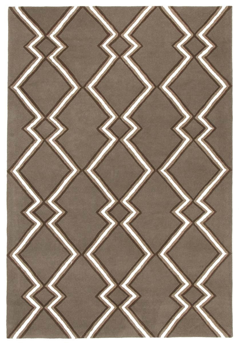 Fantasy Festival Taupe Skies Handmade Wool Rug