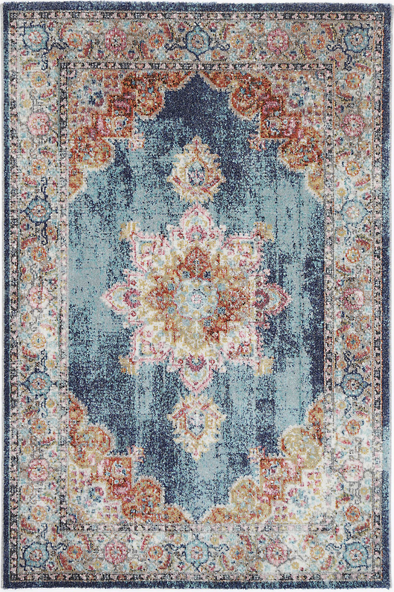 Brentwood Transitional Navy Rug