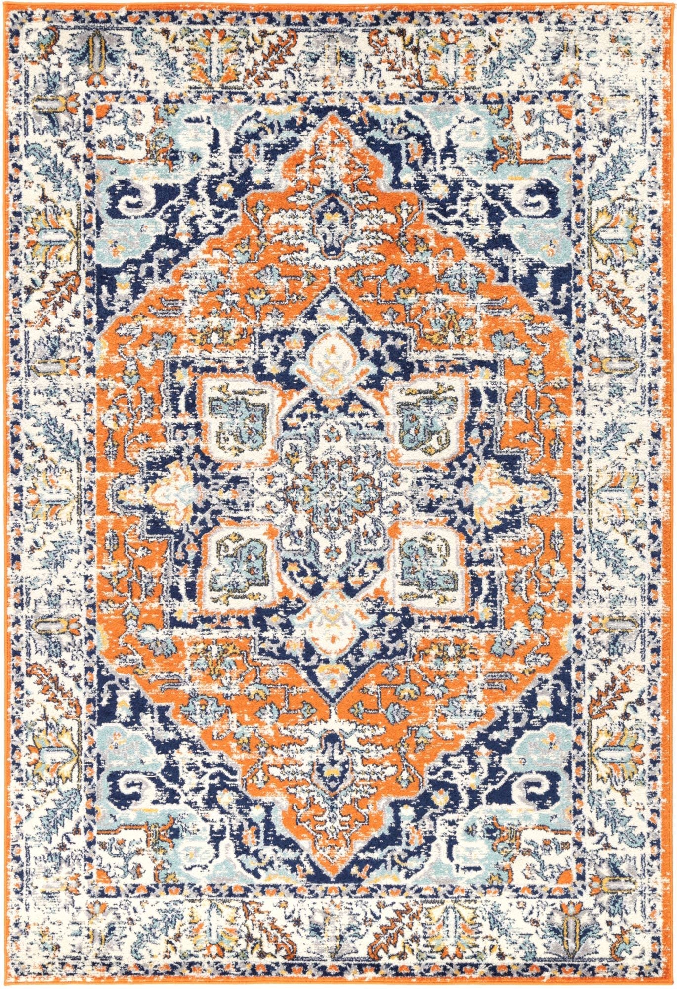 Palermo Caltanissetta Rust Rug