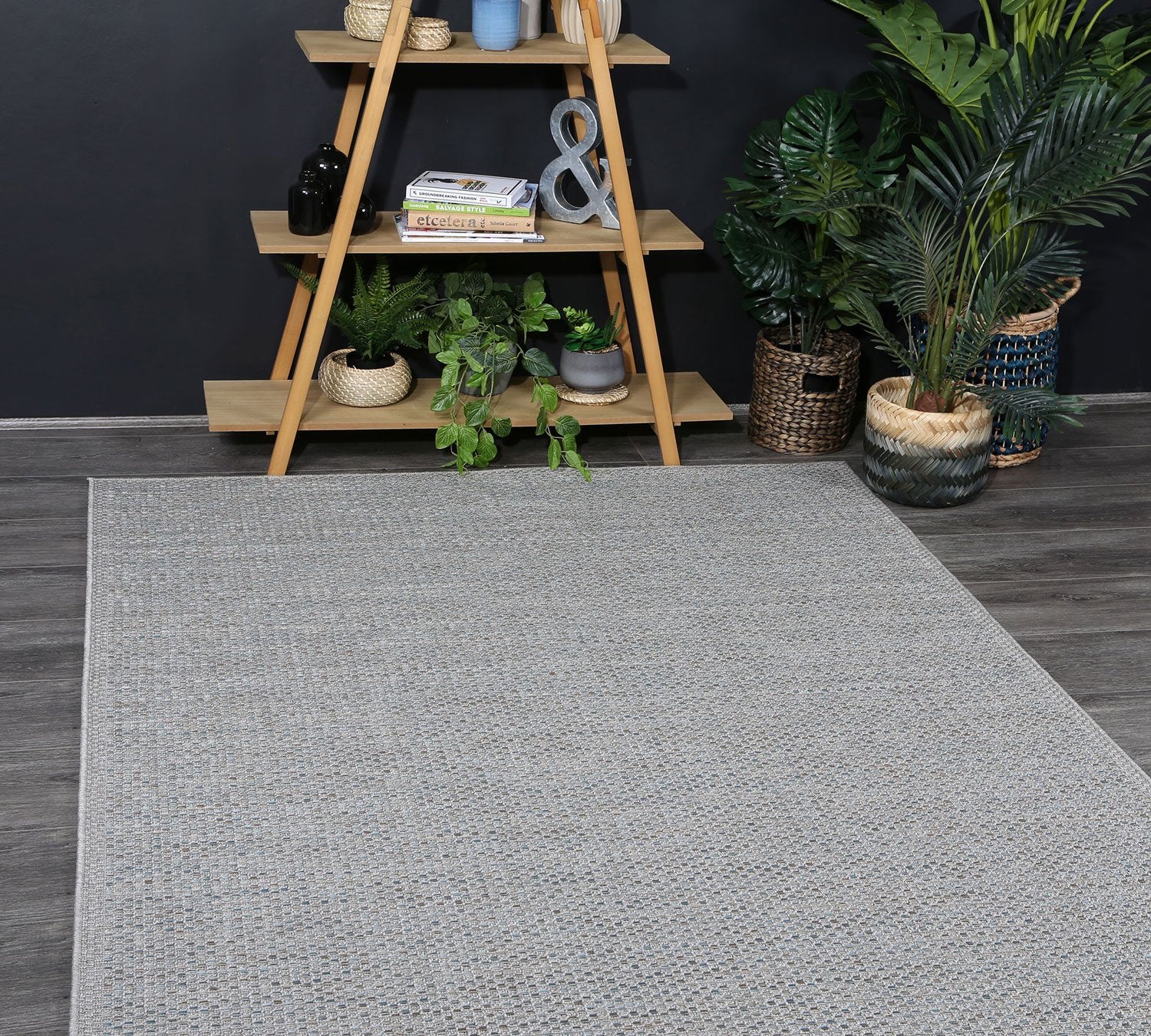 Sydney Silver Blue Indoor Outdoor Rug