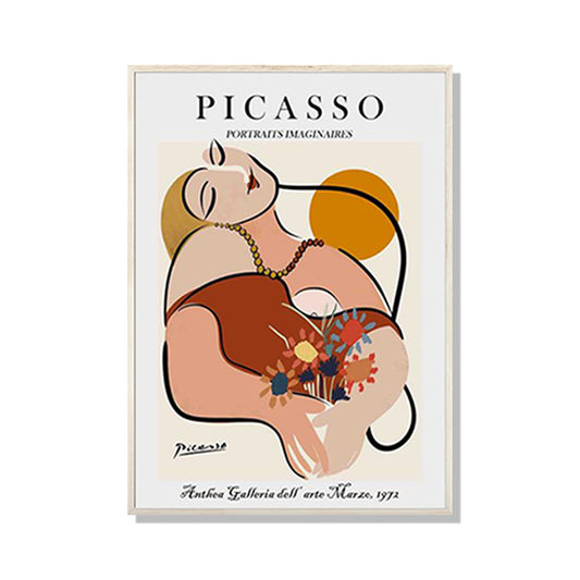 Wall Art 50cmx70cm Le Reve by Pablo Picasso Wood Frame Canvas