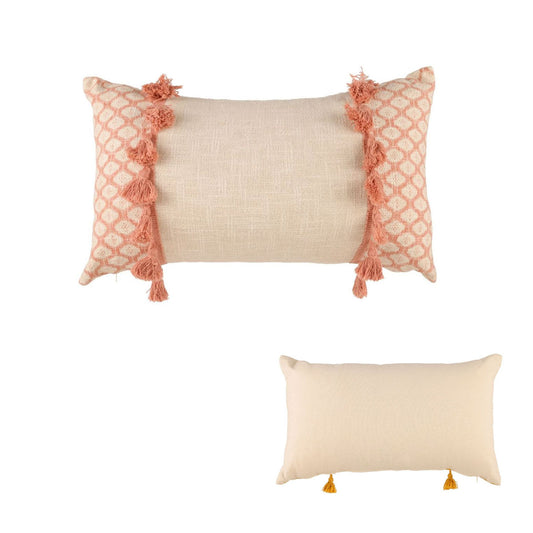Accessorize Eleni Pink Rectangular Filled Cushion 30cm x 50cm