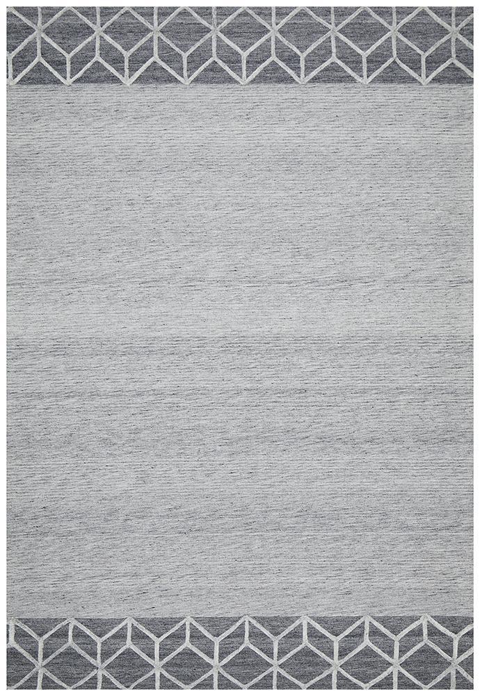 Visions Winter Grey Pulse Modern Rug